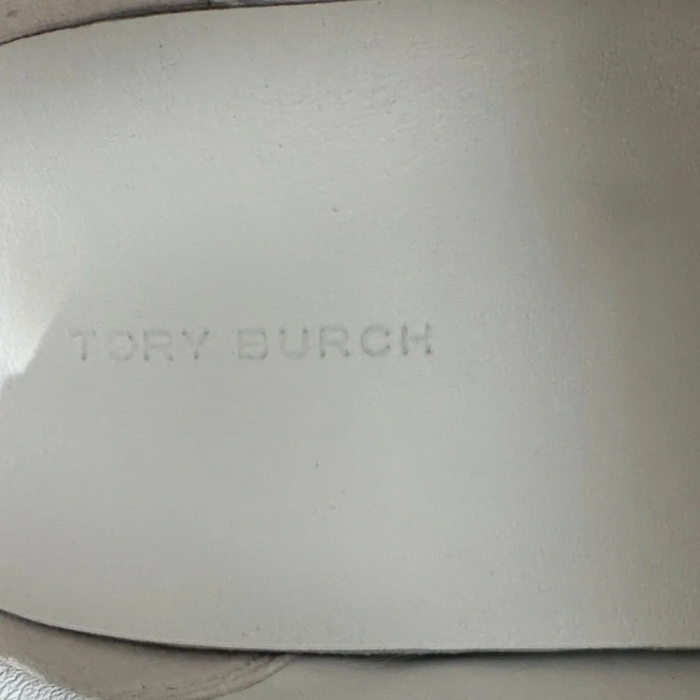 Tory Burch Lady Bug Women's Silver Glitter Sneakers Sz 10
